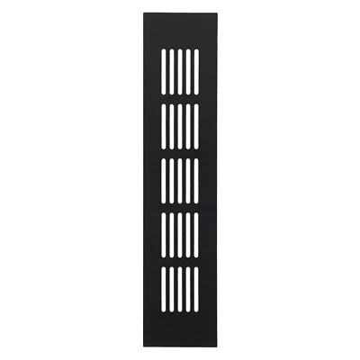 Rejilla Ventilación Aire 50*150-400mm Aluminio Negro Pared Armario Multifuncional Foto 1 de 4