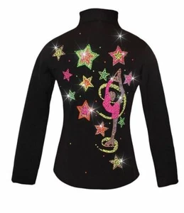 Chaqueta de patinaje sobre hielo con diseño ""Biellmann Stars - Imagen 1 de 9