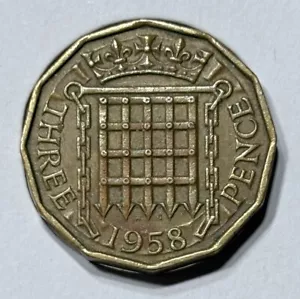 1958 Great Britain Threepence - Picture 1 of 2