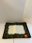 8 Food Network place mats ivory holly patch set lot Holiday Decorations 19x14"