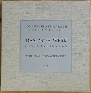 Bach Complete Organ Works Das Orgelwerk WOLFGANG STOCKMEIER Sonata 30 LP Box NM - Picture 1 of 4