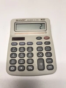 Sharp EL-395L ELSI Mate N10 Twin Power Solar Calculator - Vintage - Excellent! - Picture 1 of 2