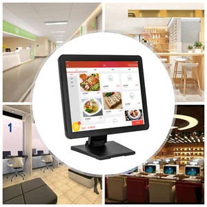 NEW 17 Inch Touch Screen POS LCD TouchScreen Monitor Retail Kiosk Restaurant Bar - Picture 1 of 21