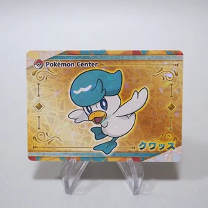 Pokemon Center Partner Card Scarlet & Violet Promo Quaxly MINT Japanese g852 - Picture 1 of 7