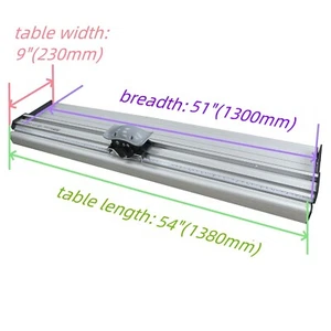 51" 1300mm KT Board Trimmer Cutting Ruler Sliding PVC Board Ruler Cutter - Picture 1 of 11