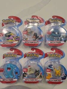 Pokemon Battle Figure pack set of 6 Brand New - Imagen 1 de 7