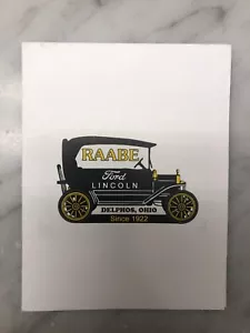 Ref_70 Ford Model T Lincoln Ohio Garage Leaflet Note Sales Business Card Delphos - Picture 1 of 5