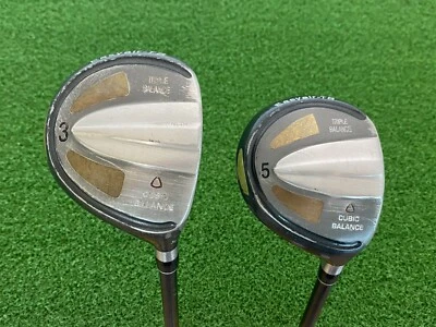 Juego de madera Cubic Balance Golf EASY AIR TB 3 y 5 eje inflador grande de grafito derecho Foto 1 de 4