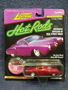 1997 Johnny Lightning Hot Rods ~ Frankenstude ~ #20 Red ~ Studebaker - Picture 1 of 4