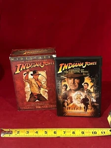 ADVENTURES OF INDIANA JONES COMPLETE DVD MOVIE COLLECTION + THE CRYSTAL SKULL+ - Picture 1 of 4