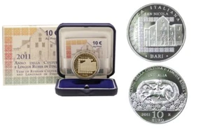 10 Euro Silber PP - Italien 2011 - Jahr der russischen Kultur und Sprache - Bild 1 von 1
