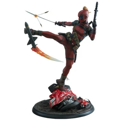 MARVEL - Lady Deadpool Premium Format Figure 1/4 Statue Sideshow - Photo 1/4