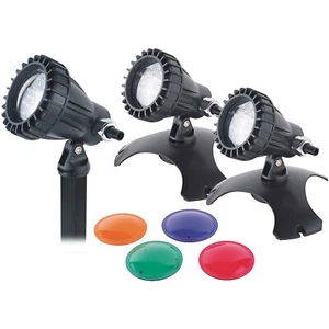 AMTRA POND HALO 3 LED FARETTO FARETTI PER LAGHETTI MULTICOLORE DA GIARDINO - Foto 1 di 1