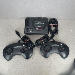 Sega Genesis Game Console 16 Bit MK-16000 2 Controllers HDMI Power Cords Tested