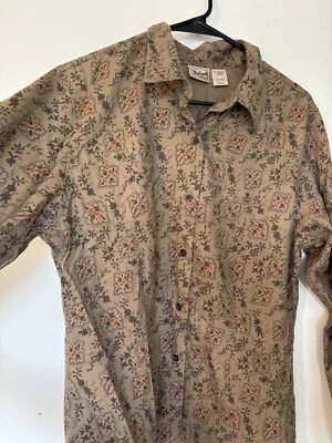 WOOLRICH Abotonada Manga Larga Colores Otoño Estampado Floral Cachemira S L Foto 1 de 4