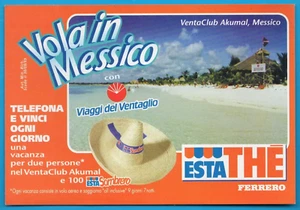 FERRERO Esta Thè Concorso Vola in Messico FG cartolina vintage postcard MA1969 - Picture 1 of 2
