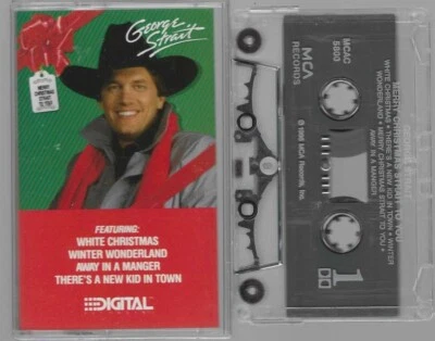 George Strait Merry Christmas Strait to You (Cassette, 1986 MCA) VG-VG+ - Image 1 of 3