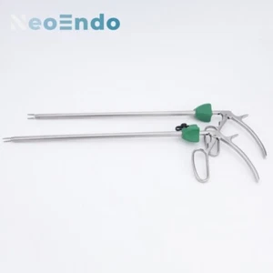 Aplicador de clip de titanio tipo despertador laparoscópico de 450 mm de longitud para bariátrico - Imagen 1 de 13
