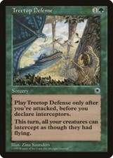Treetop Defense Portal NM Green Rare MAGIC THE GATHERING MTG CARD ABUGames