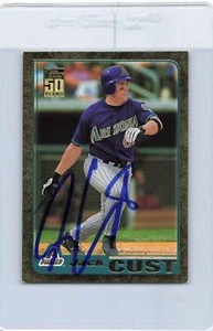 2001 Topps Traded #T161 Jack Cust Diamondbacks Signed Auto *H5930 - Picture 1 of 2