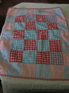 Mini trapunta fatta a mano 21" x 17 1/2" - Foto 1 di 3