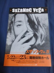 Suzanne Vega 1993 Japon Performance/Concert/Annonce/Flyer
