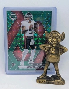 Mosaico Panini 2025 Michael Penix Jr #51 mosaico verde Prizm  - Imagen 1 de 3