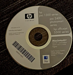 HP OfficeJet PSC 1300 series, psc 2400 photosmart, officejet 5500 series CD - Picture 1 of 1