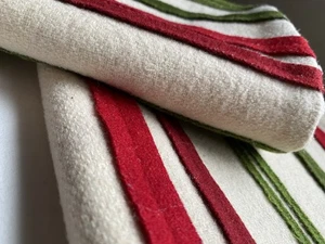 Lote 2 Fundas de Almohada Gabriel Cajón y Barril Navidad Vacaciones Rayas Lana - Imagen 1 de 15