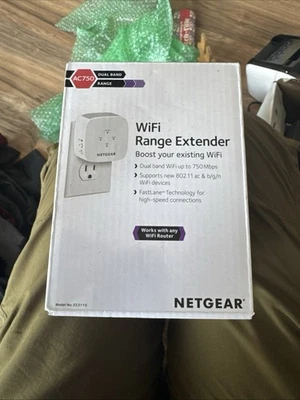 Netgear AC750 Dual-Band Wi-Fi Range Extender (Sealed/Unopened) - Image 1 of 4