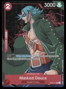 Masked Deuce (Alternate Art) R Paramount War OP02-017 NM - Picture 1 of 2