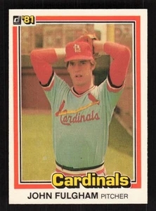 John Fulgham 1981 Donruss #70 St. Louis Cardinals Baseball Card EX-MINT - Picture 1 of 2