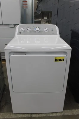 GE GTD45EASJWS 27" White 7.2 cu. ft. Front Load Electric Dryer NOB #156173 - Image 1 of 4