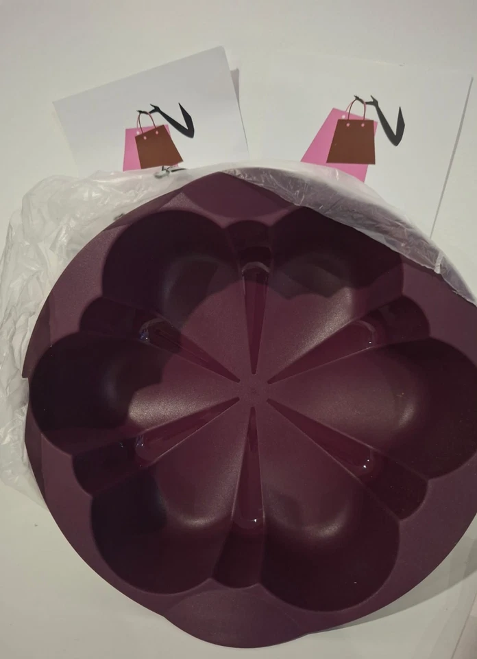 Tupperware Silikon Backform Blume lila - Bild 1 von 1