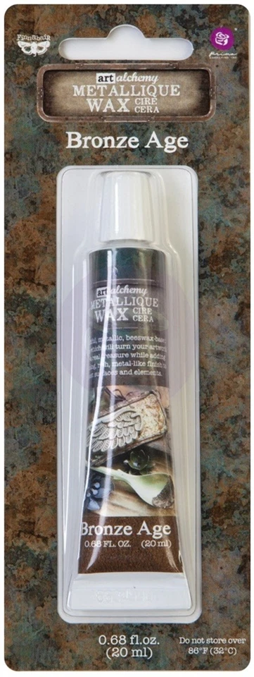 Prima Marketing Finnabair Art Alchemy Metallique Wax .68 Fluid Ounce-Bronze Age - Image 1 of 1