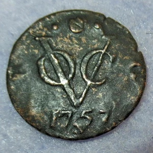 Certificate of Authenticity 1757 New York 1/2 Penny VOC Dutch Colonial Half Cent - Picture 1 of 4