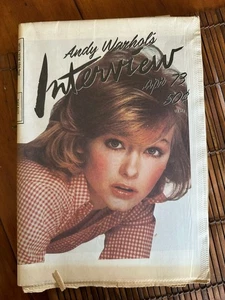 Andy Warhol interview Magazine April 1973 D’Arbanville Soul Train  Glitter Bowie - Picture 1 of 1
