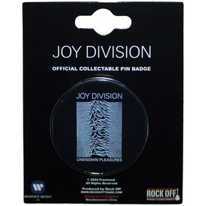 Joy Division Unknown Pleasures Pin Badge Official Merchandise New - Picture 1 of 2