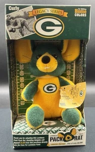 Lambeau Field Green Bay Packers Pack Rat Plush #2514 Of 60,890 (Curly) Football. - Picture 1 of 6