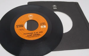 Clint Holmes Playground In My Mind 1972 Epic Juke Sticker 45 RPM Record - Picture 1 of 6