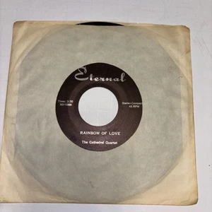 Eternal Records 45 RPM The Cathedral Quartet Rainbow of Love Laughing Song 7” - Picture 1 of 2