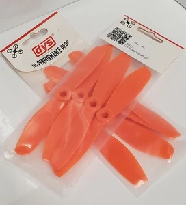 DYS ORANGE 5x4.5 - 2 SET -  4CW/4CCW Quad Plane Propellers -8 Prop SET US SELLER - Picture 1 of 5