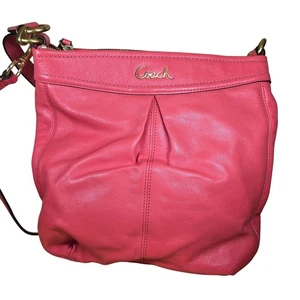 Bolso hobo Coach #F21014 Ashley de cuero naranja correa desmontable precio de venta sugerido por el fabricante 298 USD - Imagen 1 de 11