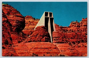 Arizona Sedona Chapel of the Holy Cross Vintage Postcard - Picture 1 of 2