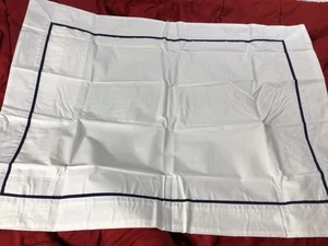 Ralph Lauren BIO-BAUMWOLLE Palmer Perkal STANDARD Sham POLO NAVY Besatzfarbe - Bild 1 von 6