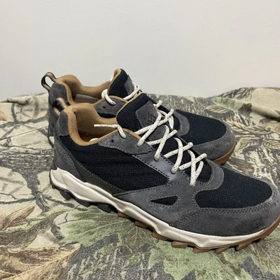 EUC Columbia Size 7 Women’s Black Grey Hiking Trail Shoes Running Sneakers  - Image 1 of 4