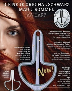 Jaws Harp No 12 - Original Schwarz - Picture 1 of 1