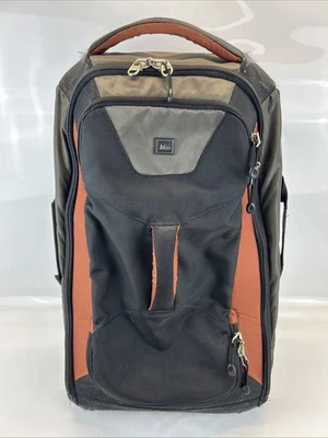 REI Rolling Duffle Equipaje Mochila con ruedas Equipaje Bolsa de transporte Asa 22" Foto 1 de 4
