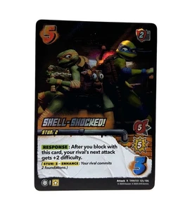 Shell-Shocked! 125/186 Teenage Mutant Ninja Turtles UniVersus Foil R - Imagen 1 de 2