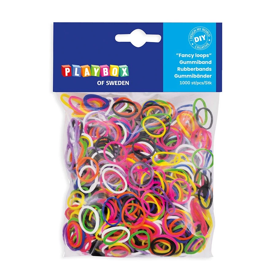 Fancy Loops - bunte Loom Bänder / Gummibänder 1000 Stück - Bild 1 von 1